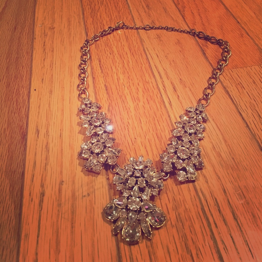 J.Crew crystal bib necklace